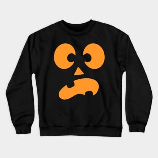 Surprised Pumpkin Carving Crewneck Sweatshirt